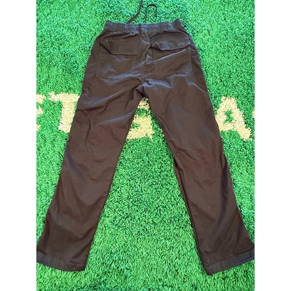 Hollister Cargo Pants Mens XS Black Excellent Epic Flex Straight Leg Utility